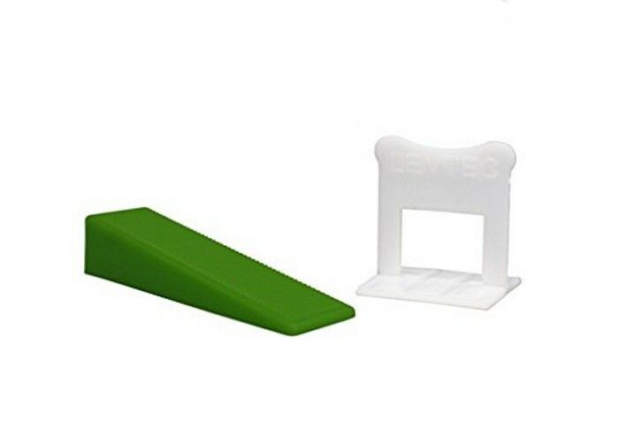 LevTec Shower Tile Leveling System – Basic Kit with 250 Clips & 250 Wedges