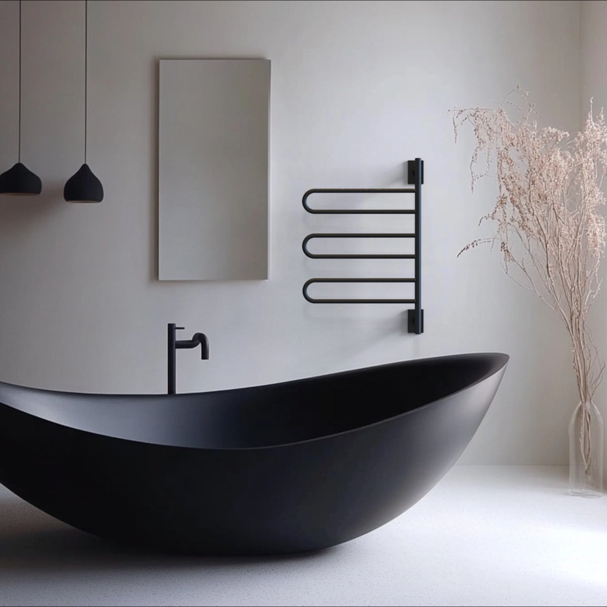 Swivel Towel Warmer, Amba SL3 Heated Towel Rack