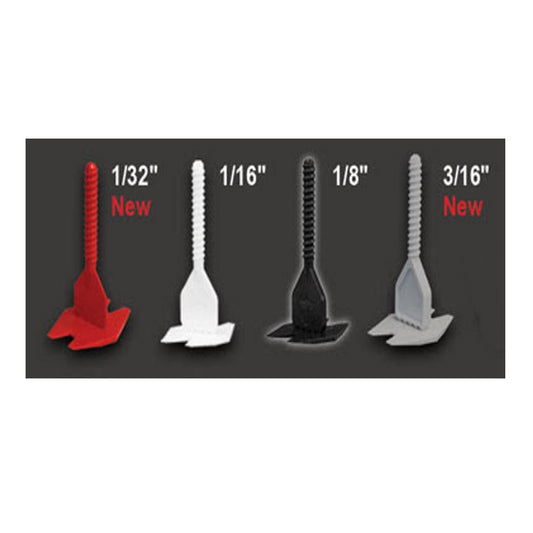 Spin Doctor Tile Leveling System – 3000 Spacers Bulk Pack for Contractors & Shower/Bath Projects