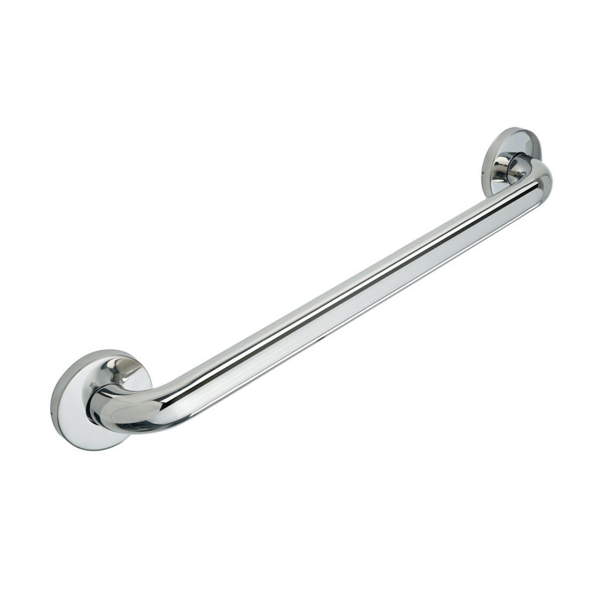 18 Inch Stainless Steel Designer Grab Bars for Shower in Brushed Satin or Polished Finish