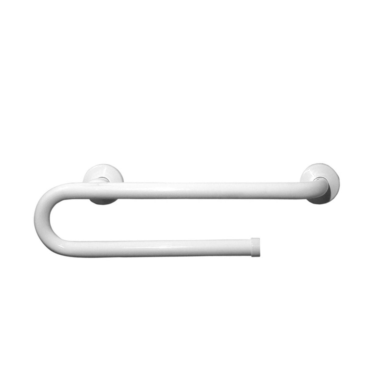 Vinyl-Coated Combination Grab Bar and Towel Holder for Bathroom Safety
