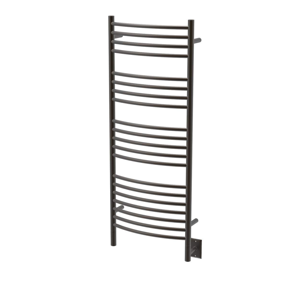 Amba Jeeves D Curved Large Towel Warmer, Hardwired, 20 Bars, W 21" H 53"