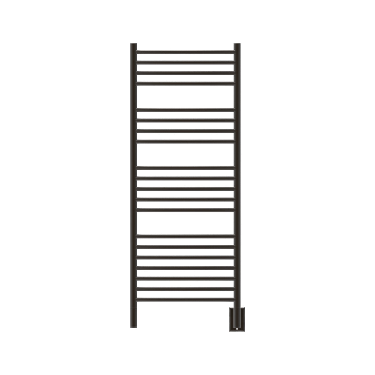 Amba Jeeves D Curved Large Towel Warmer, Hardwired, 20 Bars, W 21" H 53"