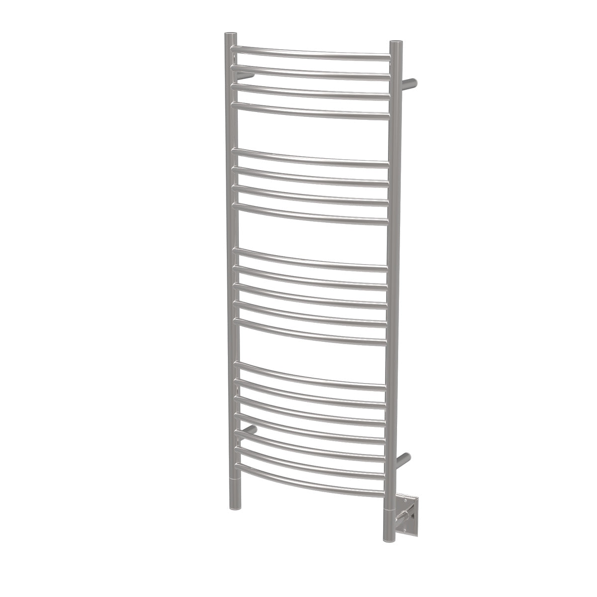 Amba Jeeves D Curved Large Towel Warmer, Hardwired, 20 Bars, W 21" H 53"