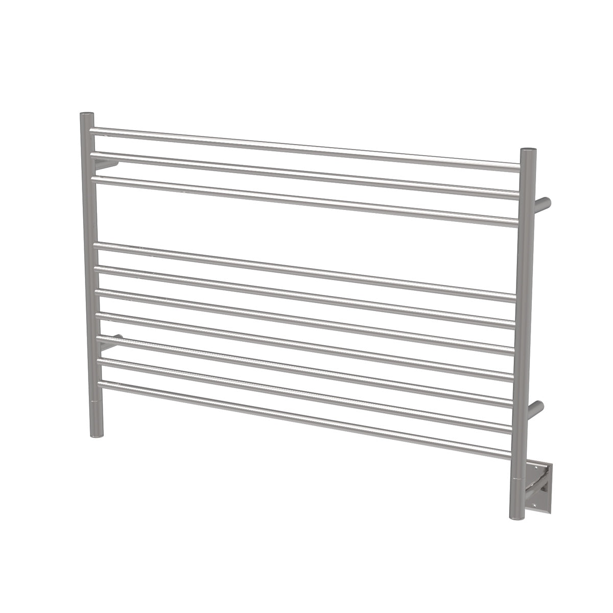 Amba Jeeves L Straight Towel Warmer for Bathroom, Hardwired, 10 Bars, W 40" H 27"