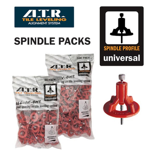 ATR Tile Leveling and Alignment System for Showers - Spindles