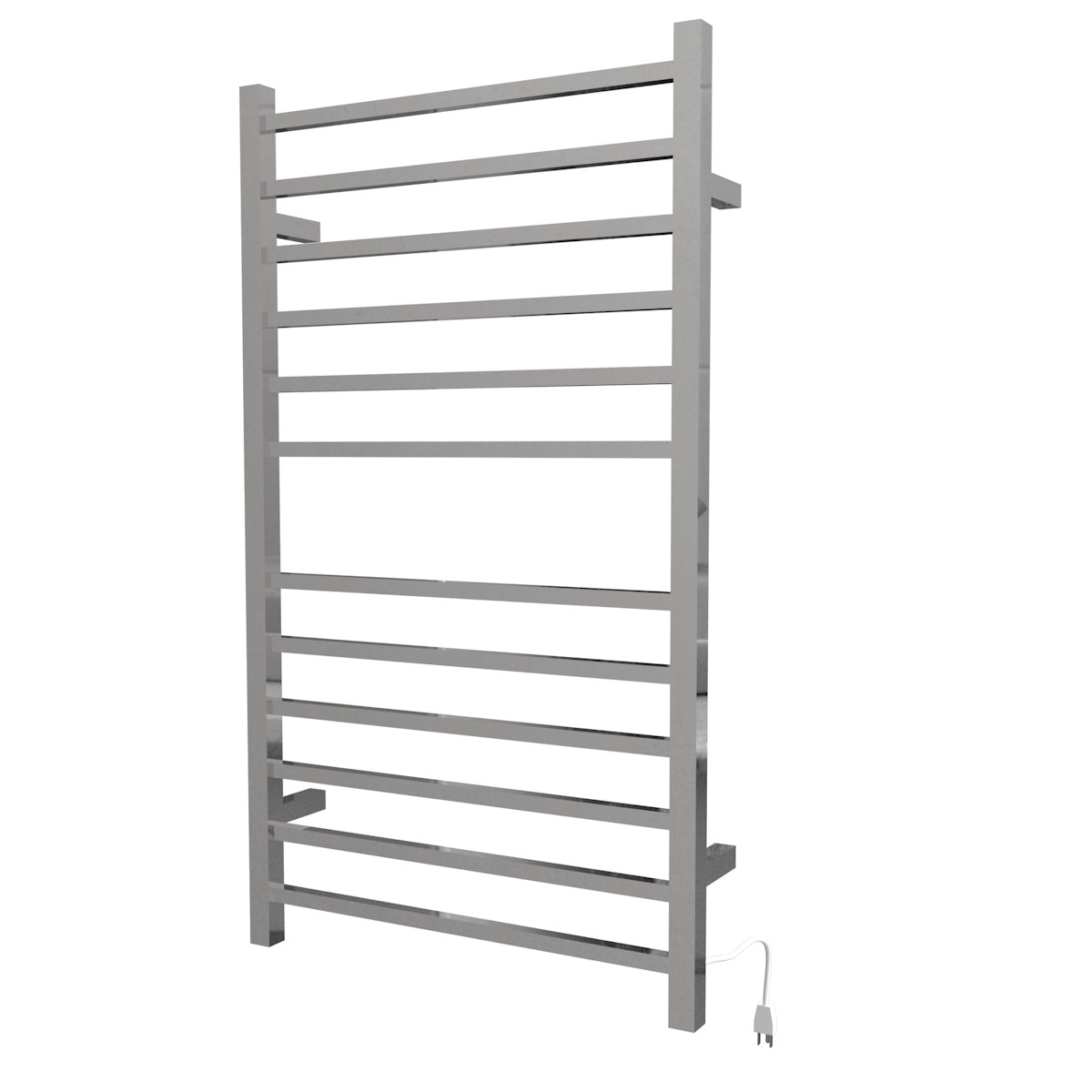 Amba Radiant Wall Mounted Towel Warmer, 12 Square Bars Towel Warmer