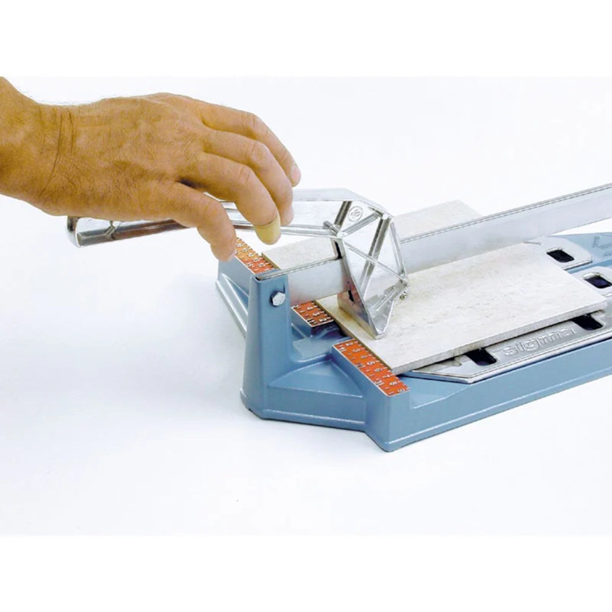 Sigma 7F 14 Inch Pull Handle Tile Cutter for Shower Remodeling & Small Tile Installations