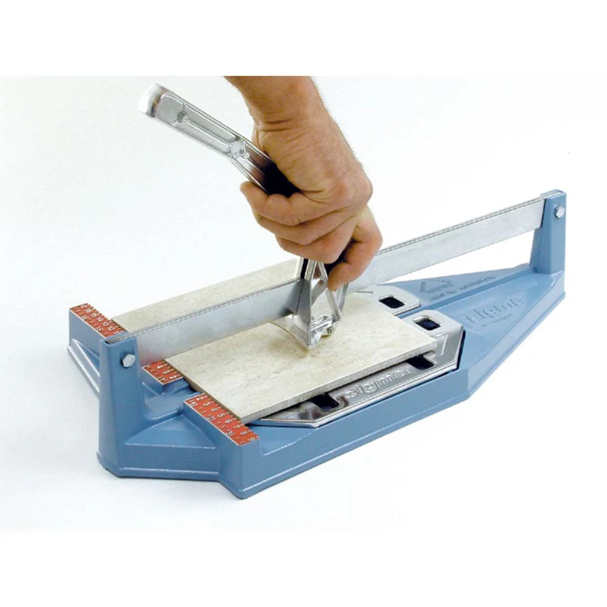 Sigma 7F 14 Inch Pull Handle Tile Cutter for Shower Remodeling & Small Tile Installations