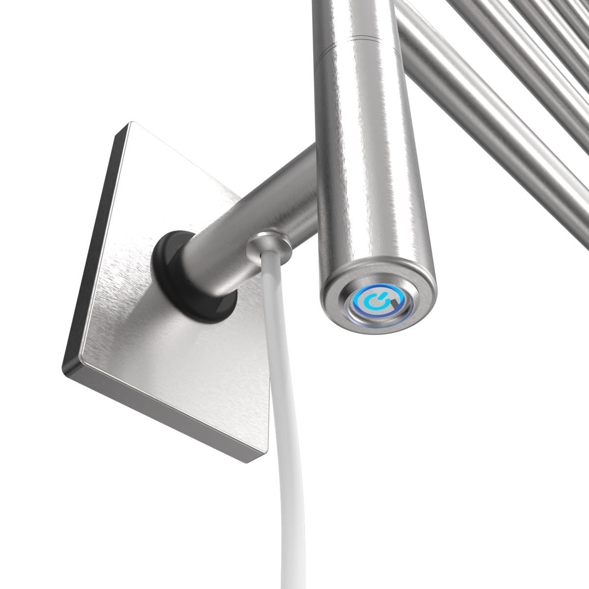 Amba SB5 Swivel Towel Warmer, 5 Bars, Hardwired/Plug-in Combo, Rotating Towel Rack