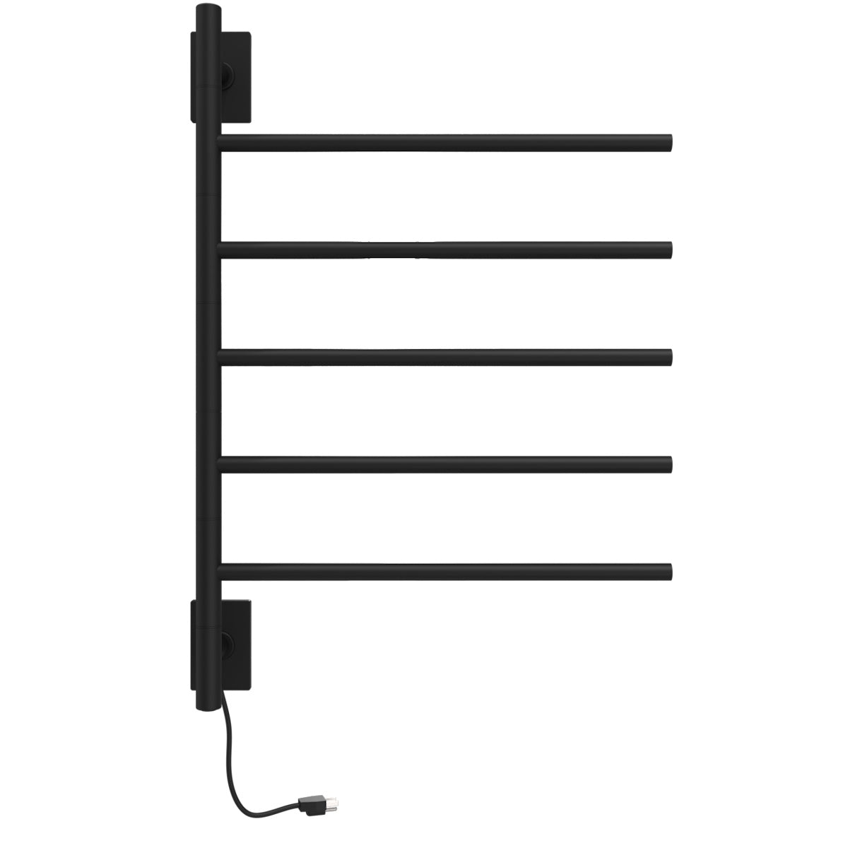 Amba SB5 Swivel Towel Warmer, 5 Bars, Hardwired/Plug-in Combo, Rotating Towel Rack