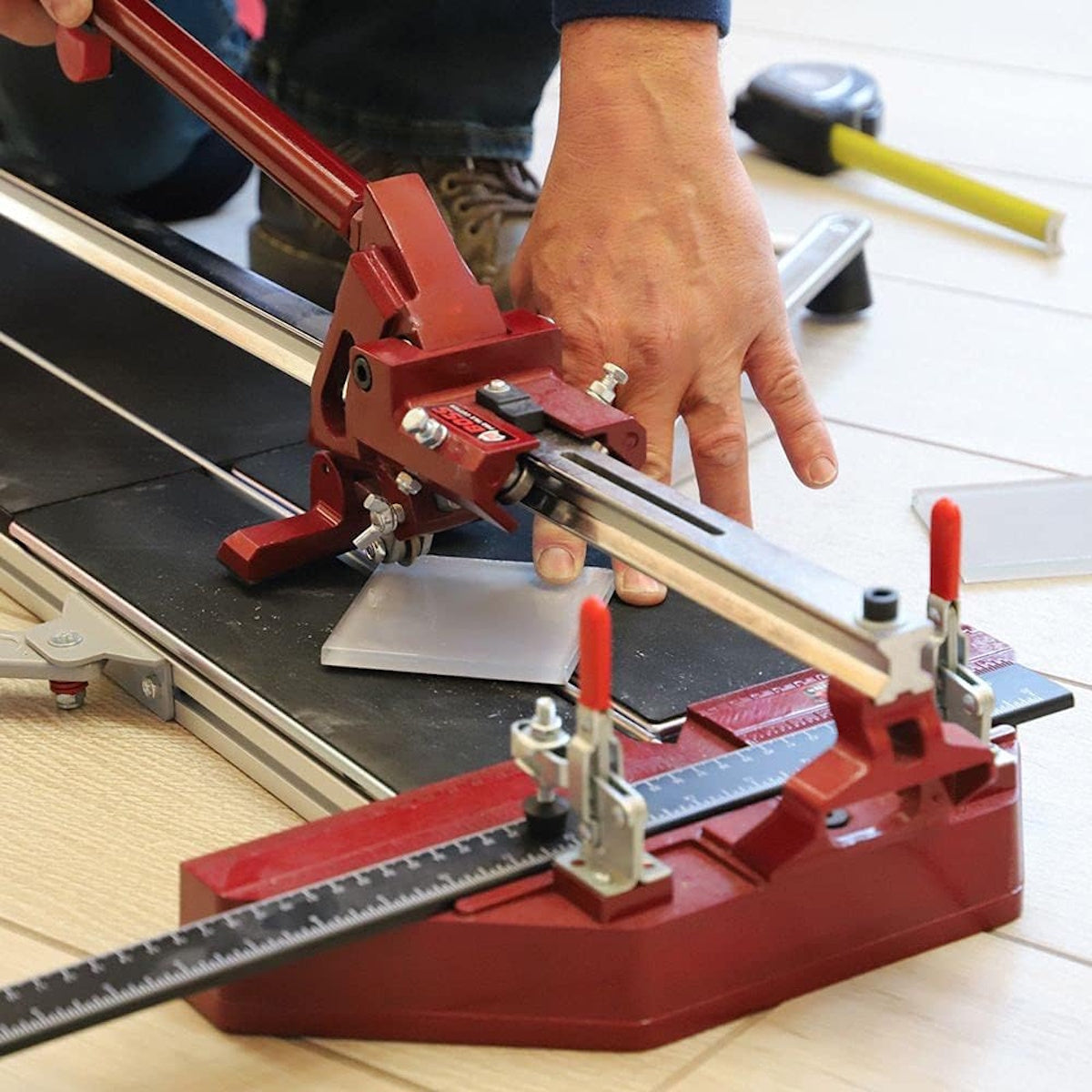 18 Inch Tile Cutter, DTA Boss Pro BPRO-470 – Professional Manual Tile Cutter for Shower Tiling