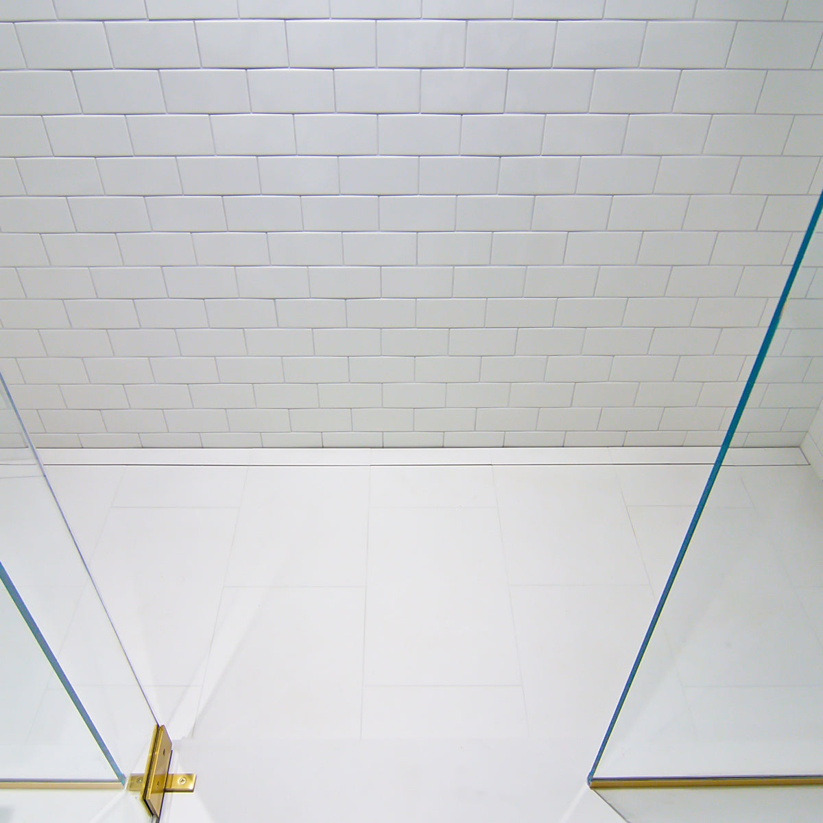 34 Inch Wall-to-Wall Linear Shower Drain – Tile-In Grate, No Tile Gap at Wall