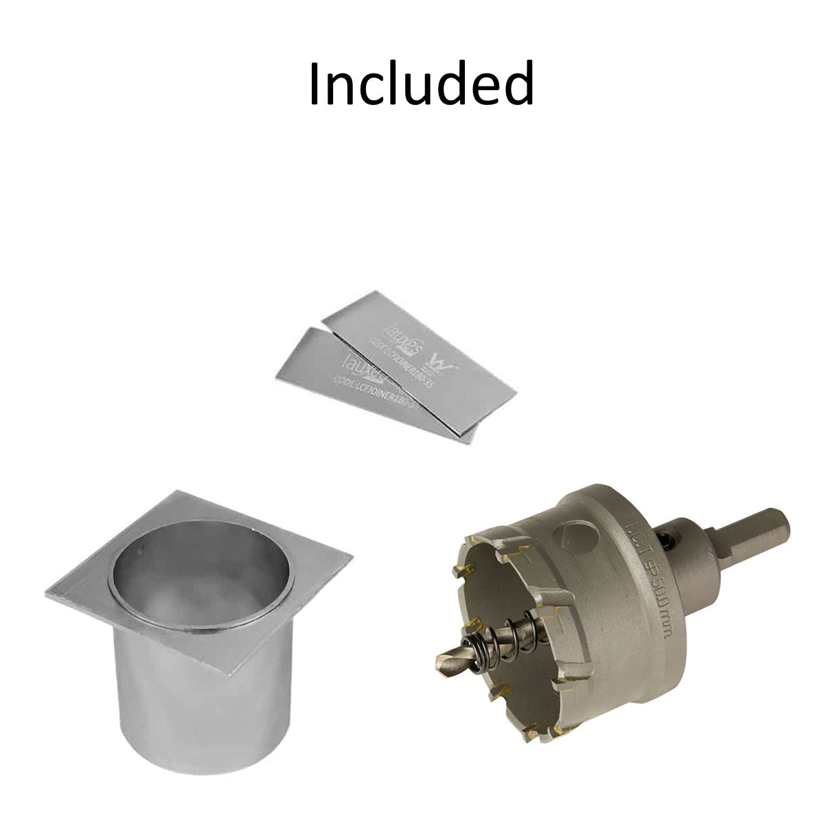 Lauxes Grates 48 Inch Custom Linear Drain, Tile Insert Infinity Design