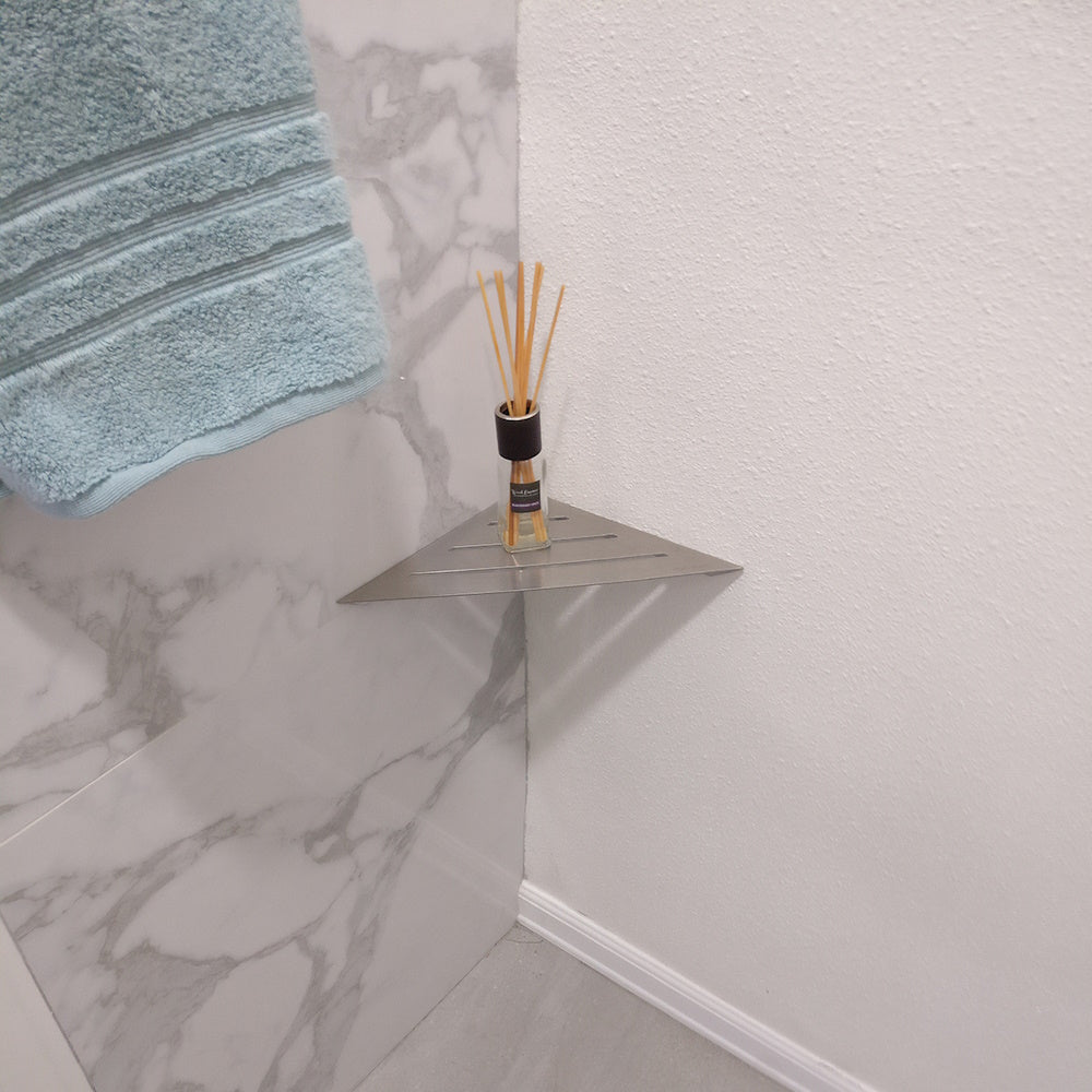 Elevate Your Bathroom Space and Style with Corner Shower Shelves