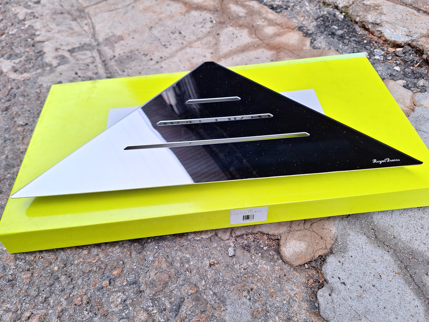 Corner Shower Caddy, 12 Inch Wall Mount Triangle Shower Shelf - Polished Chrome