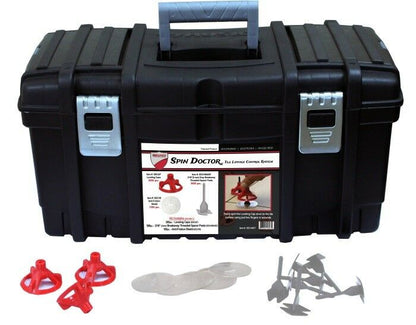 Spin Doctor PRO Tile Leveling System Kit for Shower Tile Installation