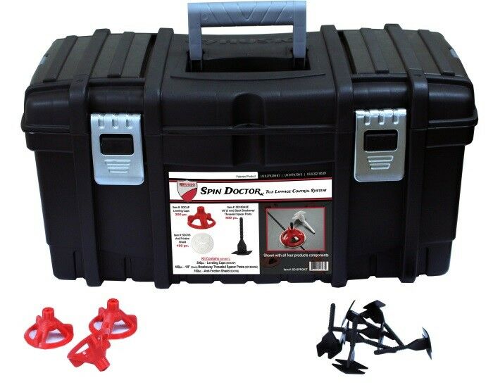 Spin Doctor PRO Tile Leveling System Kit for Shower Tile Installation