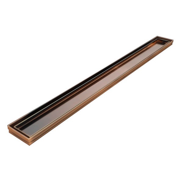 60 Inch Tileable Linear Drains, ARDEX TLT Linear Drains for Mud Bed Installations