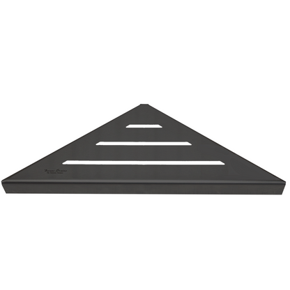 Black Corner Shower Shelf