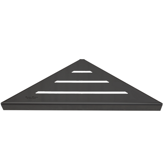 Black Corner Shower Shelf