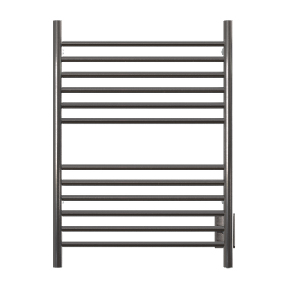 Amba Cape Straight Towel Warmer, 12 Bars, Plug-In or Hardwired, W 23" H 31.5"