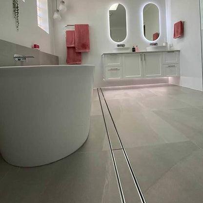 Custom Length Grates Linear Shower Drain, Tile Insert