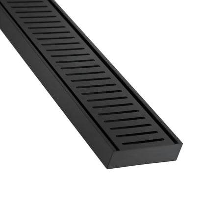 Custom Linear Shower Drain, Lauxes Grates NeXT Generation Decorative Drains, 2ft