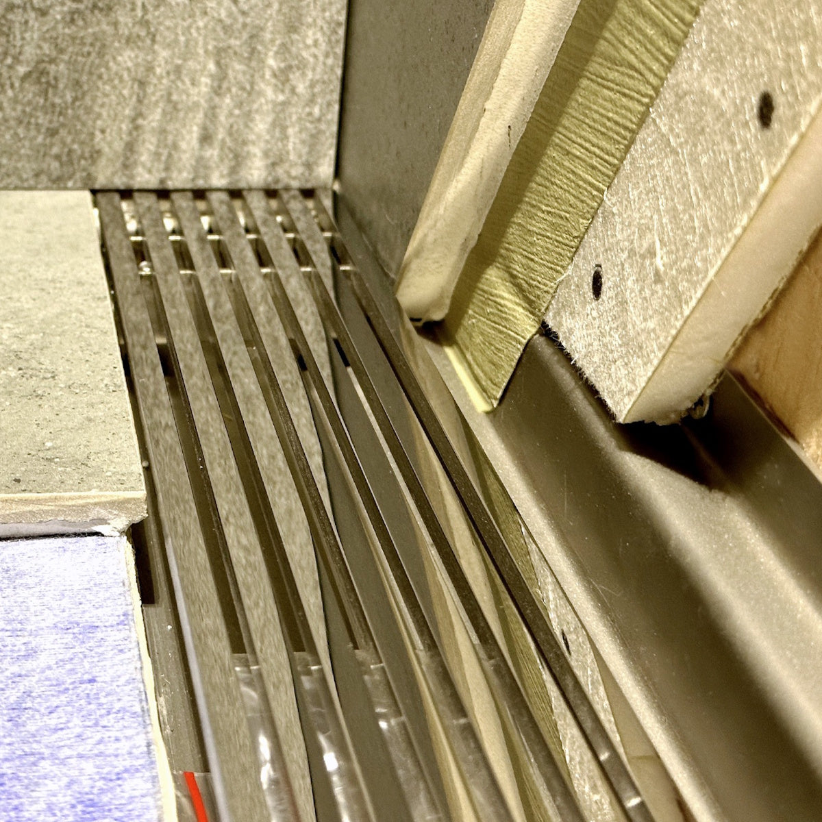 32 Inch Wall-Mounted, Wall-to-Wall Linear Shower Drain – Sits Flush Against the Walls
