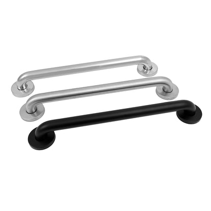 30 Inch Matte Black ADA Shower Grab Bars for Safety