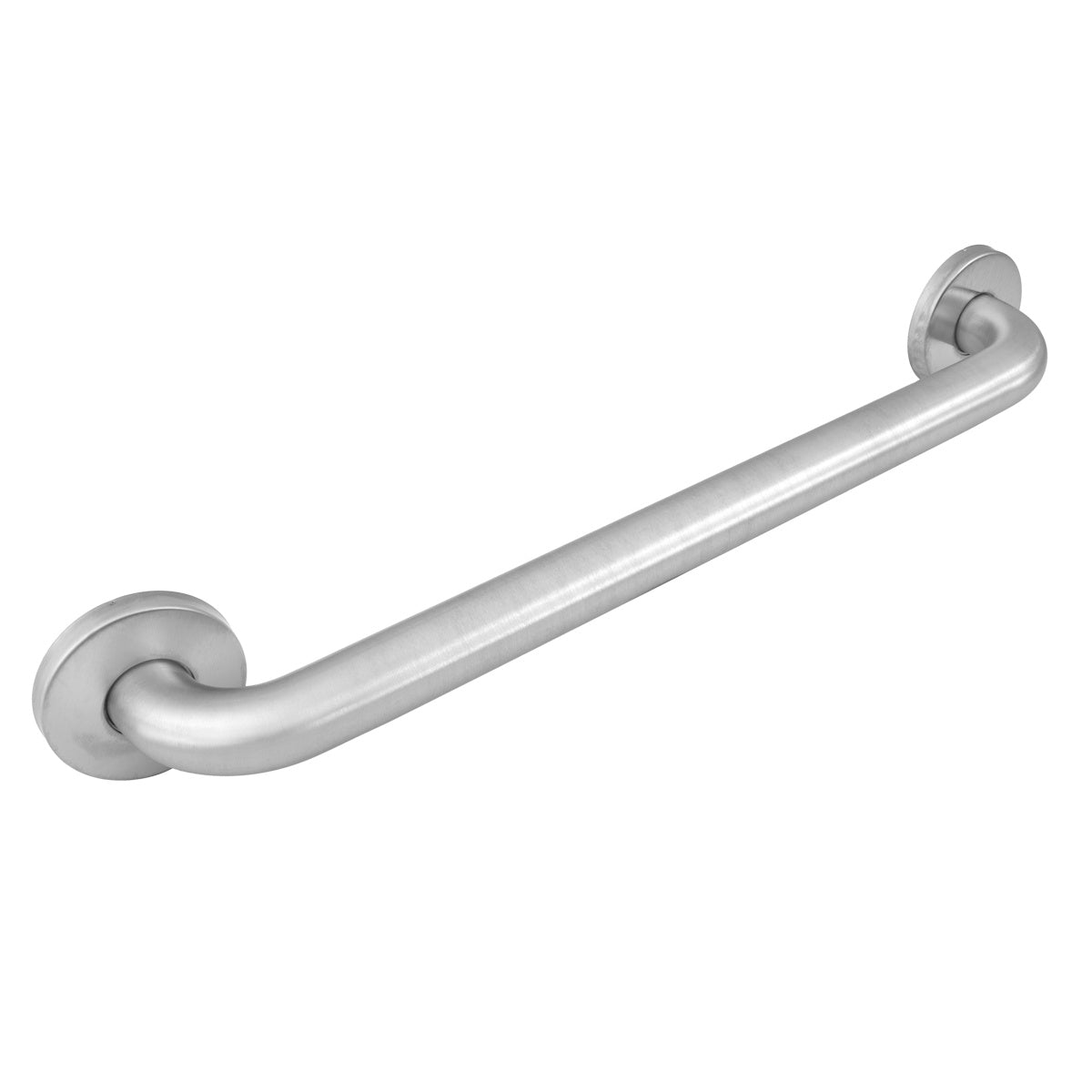 18 Inch Stainless Steel Designer Grab Bars for Shower in Brushed Satin or Polished Finish