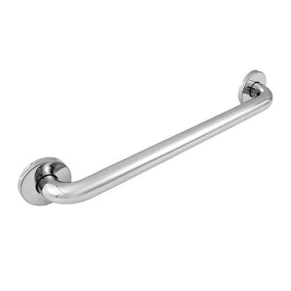 18 Inch Stainless Steel Designer Grab Bars for Shower in Brushed Satin or Polished Finish