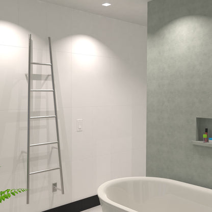 Large Towel Rack, Amba Jeeves A Ladder Towel Warmer, Hardwired, 5 Bars