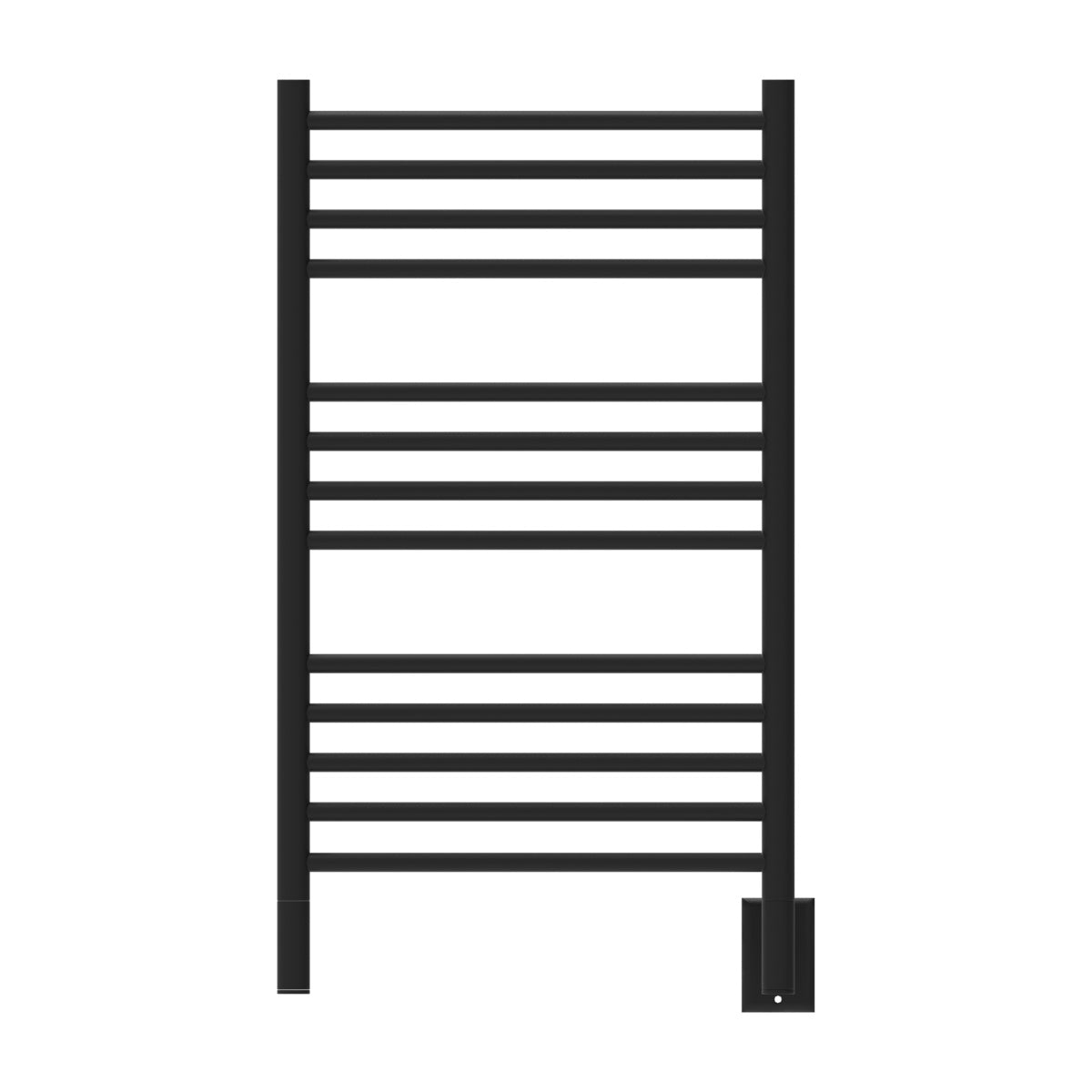 Amba Jeeves C Straight Towel Warmer for Bathrooms, Hardwired, 13 Bars, W 21" H 36"