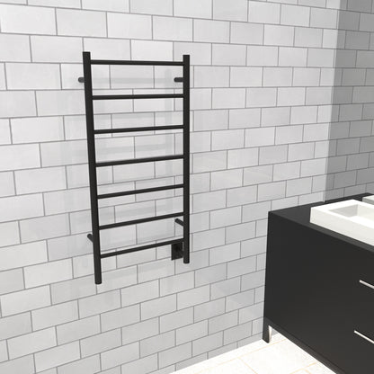 Amba Jeeves F Straight Towel Warmer Rack, Hardwired, 7 Bars, W 21" H 41"