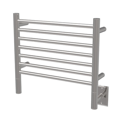 Amba Jeeves H Straight Wall Mounted Towel Warmer Rack, 7 Bars, Hardwired, 21" W x 18" H