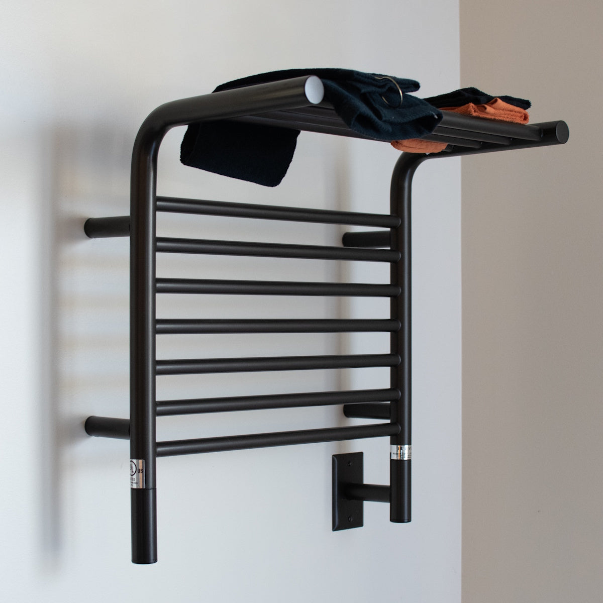Amba Jeeves M Shelf Towel Warmer Shelf, Hardwired, 11 Bars, W 21" H 22"