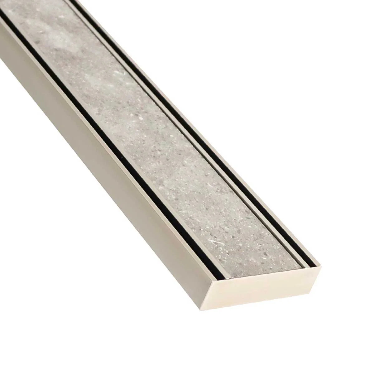 7ft Custom Shower Drains, Tile Insert Wall-to-Wall Custom Linear Drain, Lauxes Grates