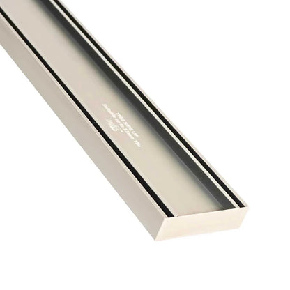 7ft Custom Shower Drains, Tile Insert Wall-to-Wall Custom Linear Drain, Lauxes Grates
