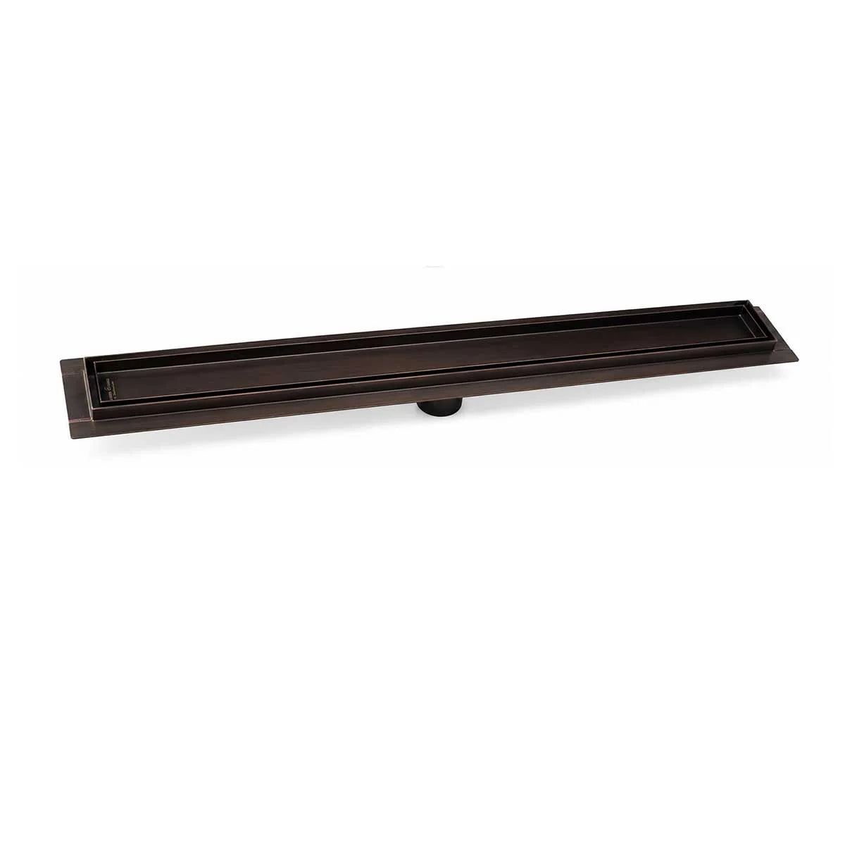 Oil Rubbed Bronze tile insert linear shower drain – SereneDrains