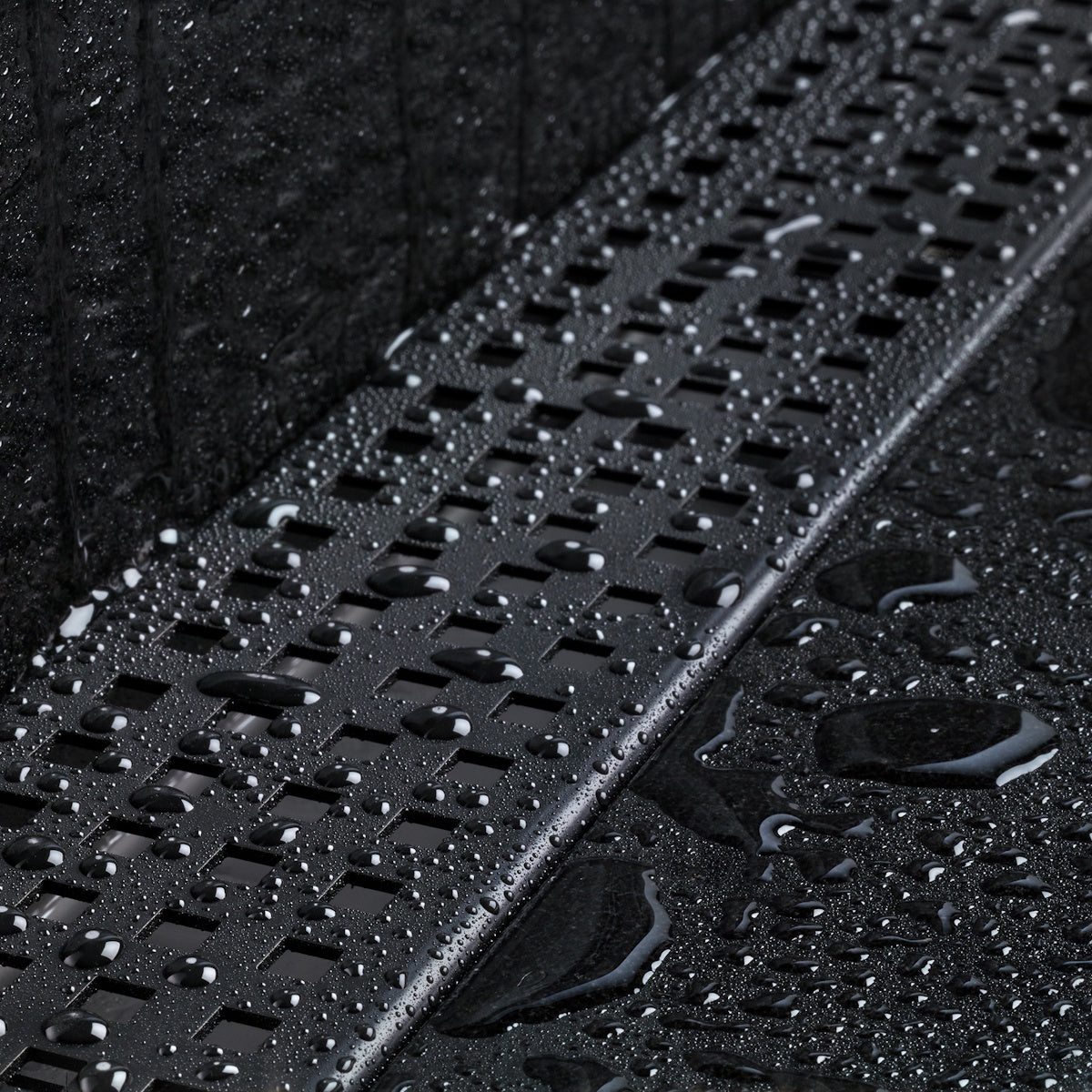 32 Inch Wall-Mounted, Wall-to-Wall Linear Shower Drain – Sits Flush Against the Walls