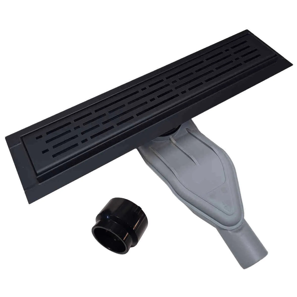 SereneDrains Satin Gold Linear Drains with Horizontal Side Outlet Discharge