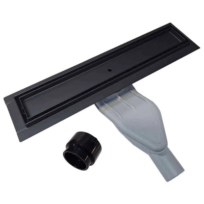 Satin Gold Tile Insert Linear Drains with Horizontal Side Outlet Discharge