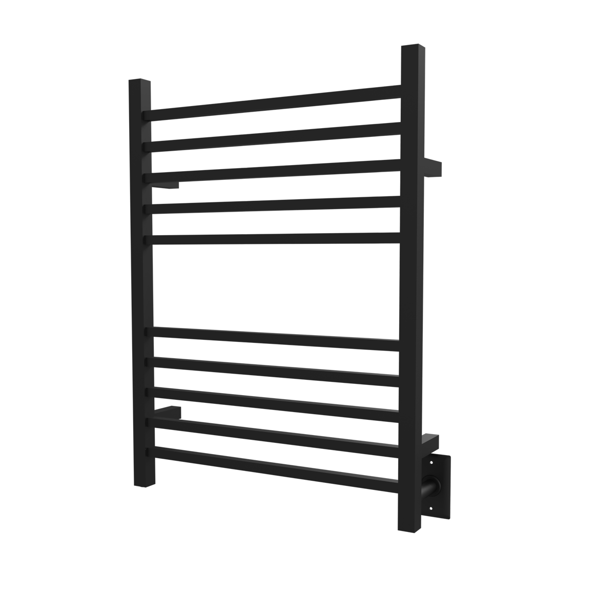 Amba Radiant Square 10 Bar Towel Warmer - Plug-in or Hardwiring