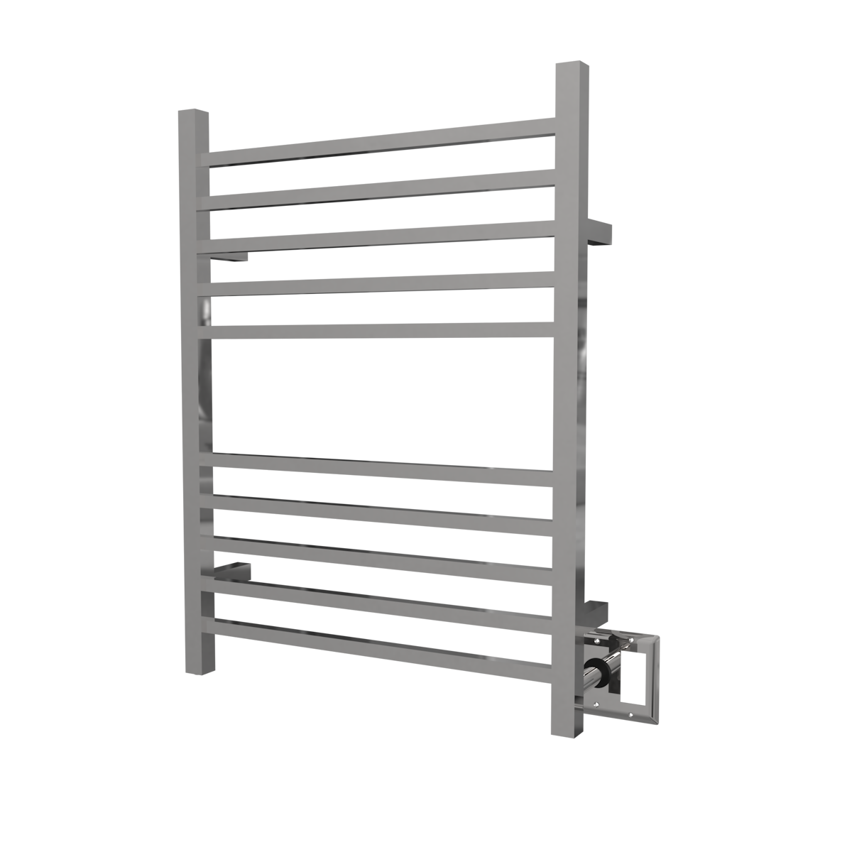 Amba Radiant Square 10 Bar Towel Warmer - Plug-in or Hardwiring