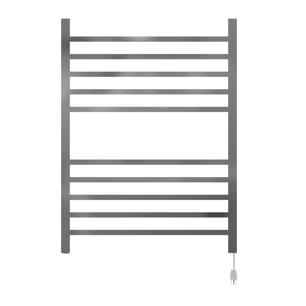 Amba Radiant Square 10 Bar Towel Warmer - Plug-in or Hardwiring