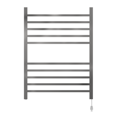 Amba Radiant Square 10 Bar Towel Warmer - Plug-in or Hardwiring
