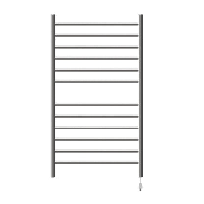 Amba Radiant Wall mounted Towel Warmer, Large Straight 12 Bar Towel Warmer