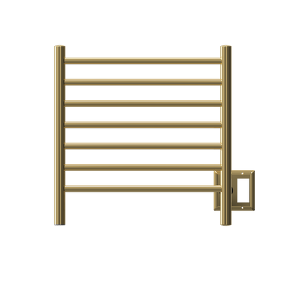 Amba Radiant Small 7 Bar Towel Warmer for Small Showers RWHS - Polished Gold