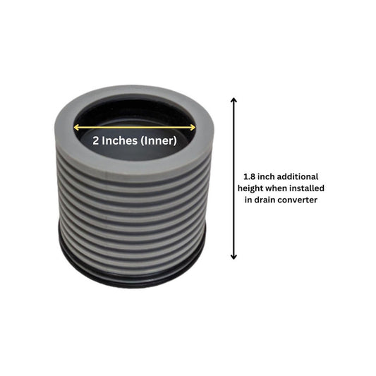 SereneDrains Height Extension Fitting for Drain Horizontal Side Outlet Converter